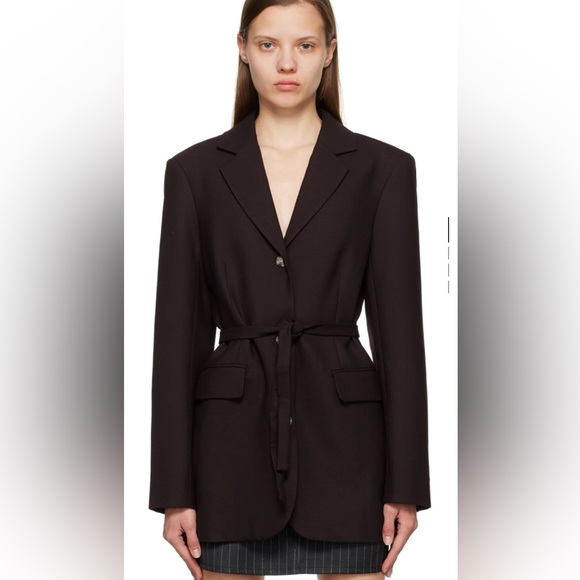 NWOT The Garment Davos blazer in brown - Picture 2 of 8